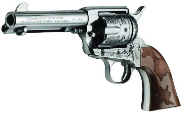 PIETTA COWPOKE 45LC 4.75 NICKEL ENGRAVE — view 1