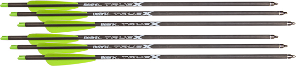 BEAR-X TRUEX CROSSBOW BOLTS - 20" CARBON 6PK — view 1