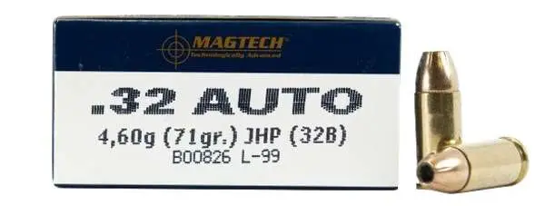 MAGTECH AMO 32 AUTO 71GR JHP 50-RD ( 20 BOXES PER CASE ) — view 1