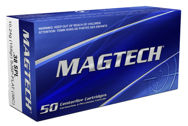 Magtech 38C Range/Training  38Special 158gr Semi Jacketed Soft Point Flat 50 Per Box/20 Case — view 1