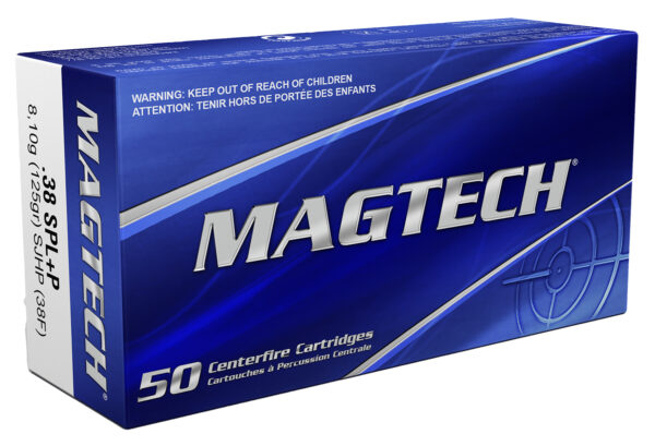 Magtech 38F Range/Training  38Special+P 125gr Semi Jacketed Hollow Point 50 Per Box/20 Case — view 1