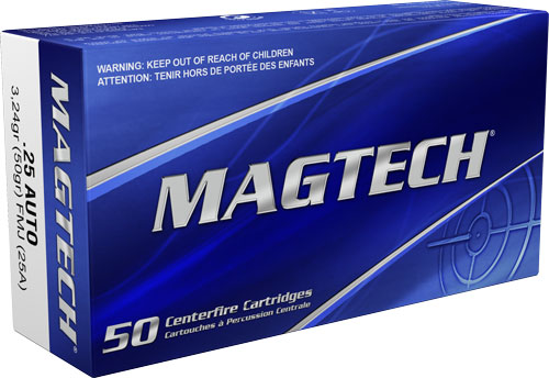 MAGTECH 25 ACP 50GR FMJ - 50RD 20BX/CS — view 1