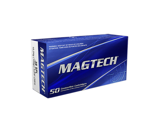 Magtech 38H Range/Training  38Special+P 158gr Semi Jacketed Hollow Point 50 Per Box/20 Case — view 1