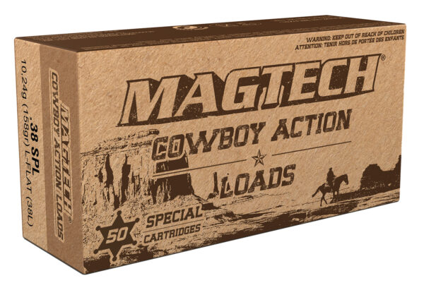Magtech 38L Cowboy Action  38Special 158gr Lead Flat Nose 50 Per Box/20 Case — view 1