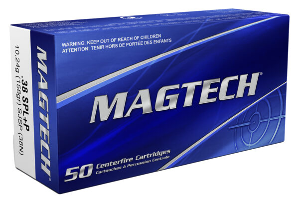 Magtech 38N Range/Training  38Special+P 158gr Semi Jacketed Soft Point 50 Per Box/20 Case — view 1