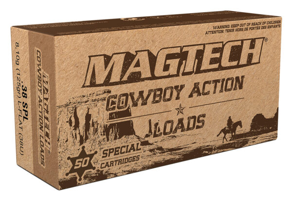Magtech 38U Cowboy Action  38Special 125gr Lead Flat Nose 50 Per Box/20 Case — view 1