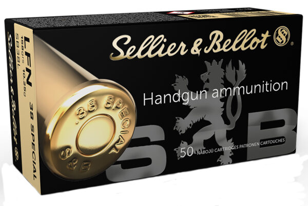 Sellier & Bellot SB38L Handgun  38Special 158gr Lead Flat Nose 50 Per Box/20 Case — view 1
