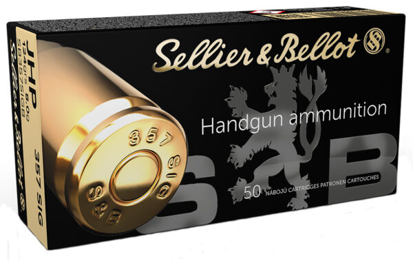 Sellier & Bellot SB357SIGB Handgun  357Sig 124gr Jacketed Hollow Point 50 Per Box/20 Case — view 1