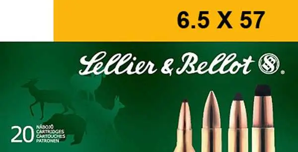 SELLIER & BELLOT AMO 6.5X57 MAUSER 131GR SP 20-RD ( 20 BOXES PER CASE ) — view 1