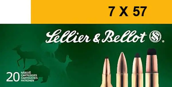 SELLIER & BELLOT AMO 7X57 MAUSER 173GR SPCE 20-RD ( 20 BOXES PER CASE ) — view 1
