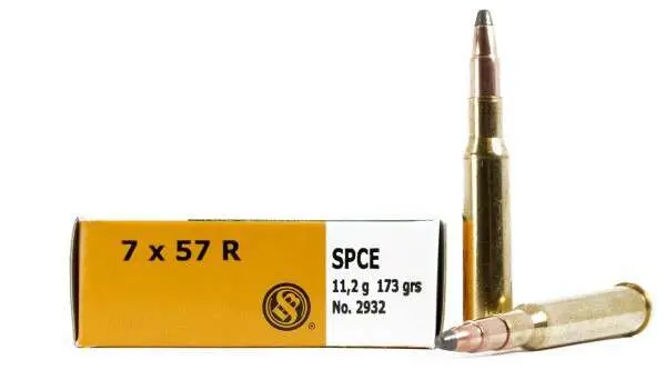 SELLIER & BELLOT AMO 7X57R MAUSER 173GR SPCE 20-RD ( 20 BOXES PER CASE ) — view 1