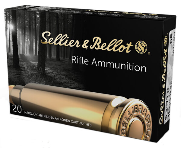 Sellier & Bellot SB9372RA Rifle  9.3mmx72R 193gr Soft Point 20 Per Box/20 Case — view 1