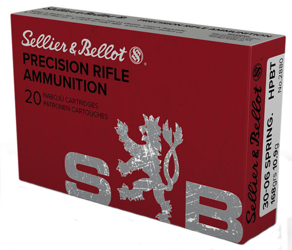 Sellier & Bellot SB3006D Rifle  30-06Springfield 168gr Hollow Point Boat Tail 20 Per Box/20 Case — view 1
