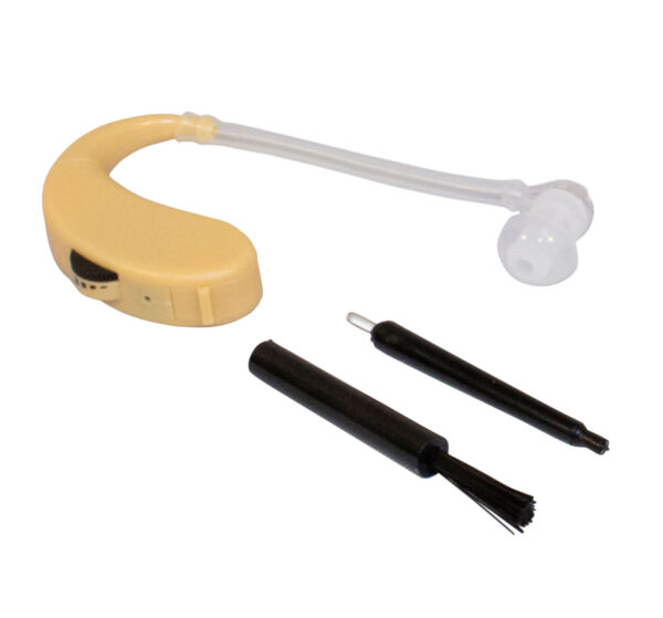 Walker's GWPUE1001 Ultra Ear BTE Hearing Enhancer Plastic 105 dB Behind the Ear Natural — view 1