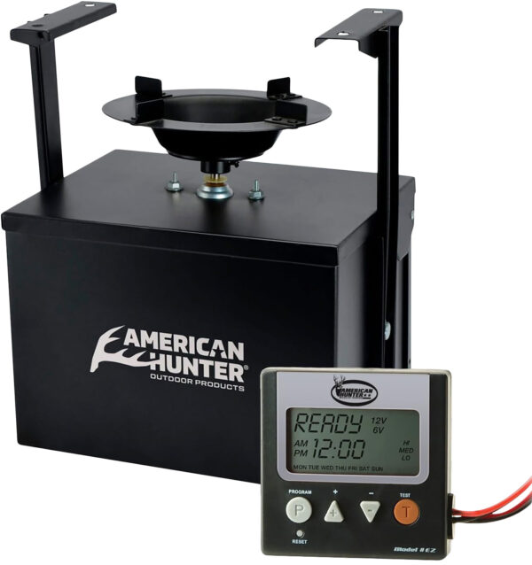 American Hunter 20558 Heavy Duty Spin Kit  8 Programs 1-30 Seconds Duration Black Features Digital Timer — view 1