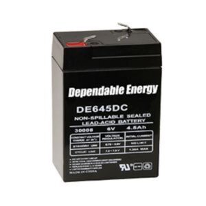 AH 6V 4.5AMP RECHRG POST BATTERY