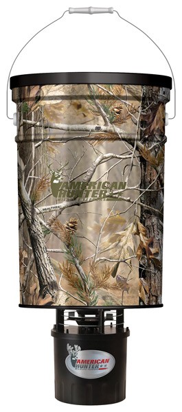 AMERICAN HUNTER FEEDER HANGING - 50LB METAL HOPPER RT-AP CAMO — view 1