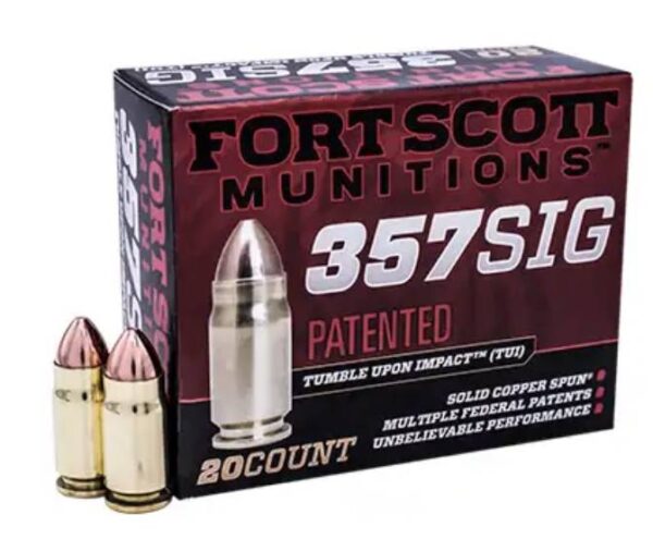 FORT SCOTT MUNITIONS LEAD FREE PISTOL AMO 9MM 115GR TUI NICKLE CASE 20-RD ( 25 BOXES PER CASE ) — view 1