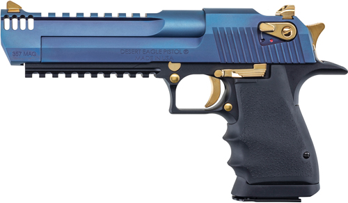 DESERT EAGLE L6 SERIES 44MAG - 6" BLACK CARBO BLUE & PIC RAIL — view 1