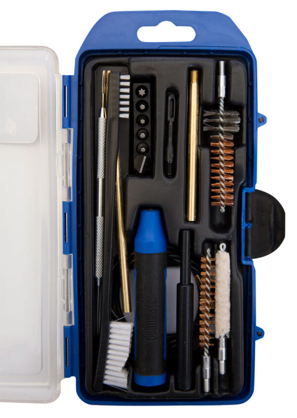 DAC GM308AR GunMaster Cleaning Kit 308 Win Rifle/17 Pieces Black/Blue — view 1