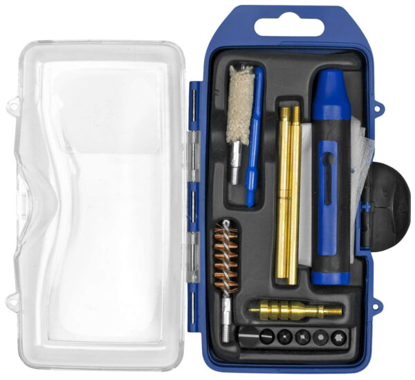 DAC GM40P GunMaster Cleaning Kit 40 Cal & 10mm Pistol/14 Pieces Black/Blue — view 1