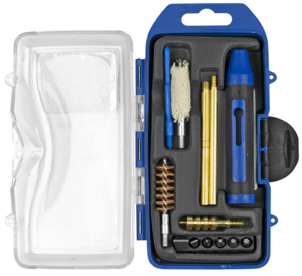 DAC GM45P GunMaster Cleaning Kit 44 Cal & 45 Cal Pistol/14 Pieces Black/Blue — view 1