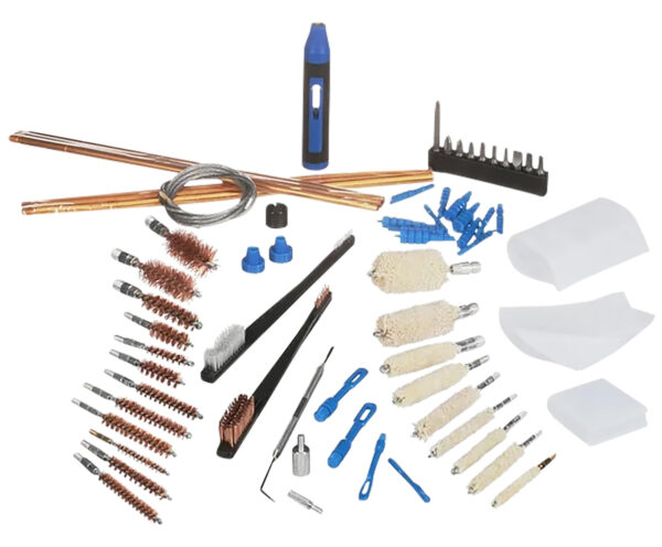DAC 38296 Super Deluxe Universal Gun Cleaning Kit Multi-Caliber/62 Pieces Silver — view 1