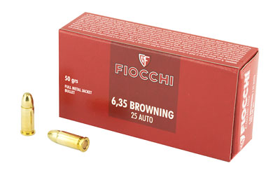 FIOCCHI 25ACP 50GR FMJ 50/1000 — view 1