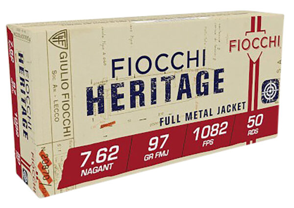 Fiocchi 762A Heritage  7.62x38mmRNagant 97gr Full Metal Jacket 50 Per Box/20 Case — view 1