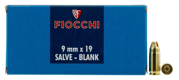 Fiocchi 9MMBLANK Pistol Blank 9mmLuger 50 Per Box/20 Case — view 1