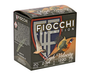 FIOCCHI 20GA #7.5 HV LD HUNT 25/250 — view 2
