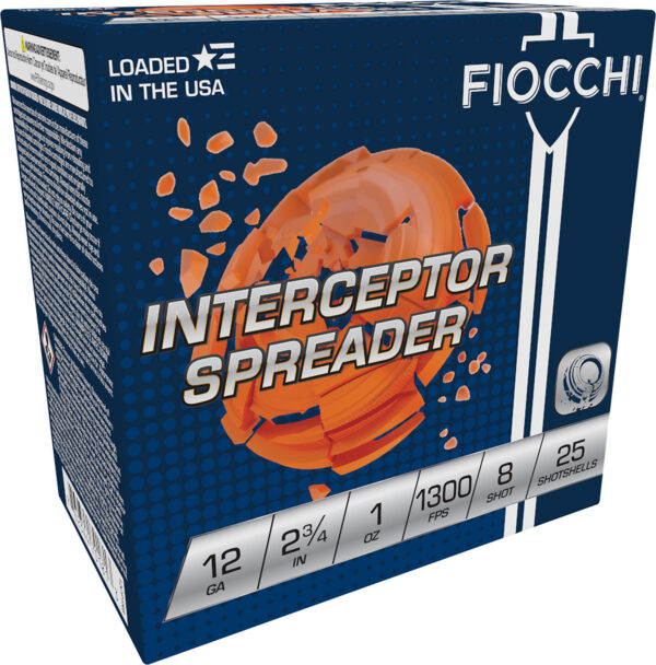 Fiocchi 12CPTR8 Exacta Target Interceptor Spreader 12Gauge 2.75" 1oz 8Shot 25 Per Box/10 Case — view 1