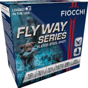 FIOCCHI STEEL WATERFOWL AMO 12GA 3.5 IN 1 3/8 OZ #BB 1470FPS 25-RD ( 10 BOXES PER CASE )