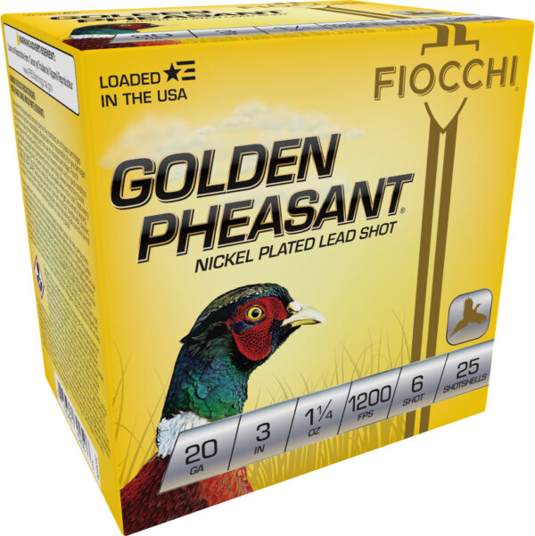 FIO GOLDEN PHEASANT 20GA 3 1.25OZ #6 25/10 — view 1