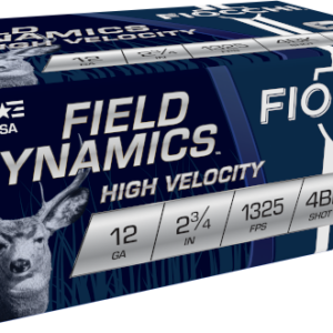 FIOCCHI BUCKSHOT AMO 12GA 2.75 IN 27 PELLETS 4B 10-RD ( 25 BOXES PER CASE )