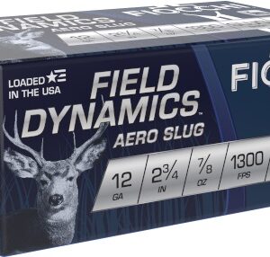 FIOCCHI AERO SLUG AMO 12GA 2.75 IN 7/8 OZ LOW RECOIL 10-RD ( 25 BOXES PER CASE )