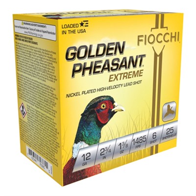 GOLDEN PHEASANT EXTREME 12 GAUGE2-3/4'' 1-3/8OZ #6 SHOT25/BOX — view 1