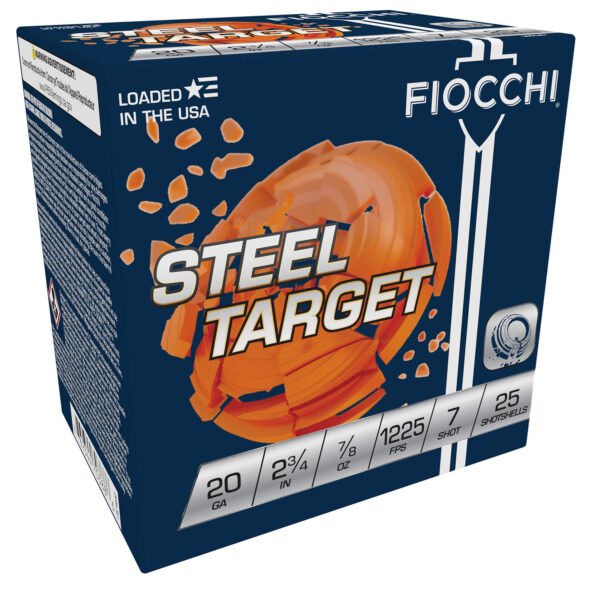 Fiocchi 20SLR7 Steel Target  20Gauge 2.75" 7/8oz 7Shot 25 Per Box/10 Case — view 1