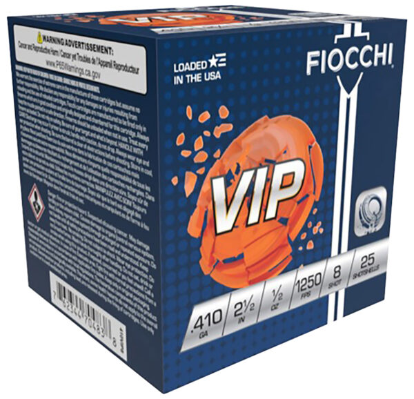 Fiocchi 410VIP8 Exacta Target VIP 410Gauge 2.50" 1/2oz 8Shot 25 Per Box/10 Case — view 1
