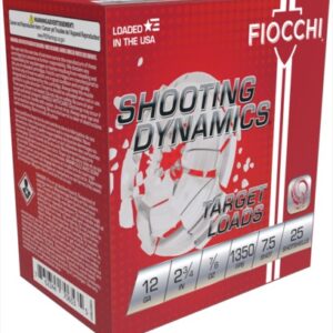 FIOCCHI SHOOTING DYNAMICS AMO 12GA 275 IN 7/8 OZ #7.5 1350FPS 25-RD (10 BOXES PER CASE)