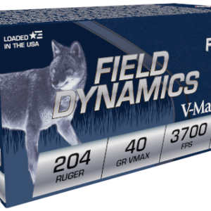 FIOCCHI AMO 204 RUGER 40GR VMAX 50-RD ( 20 BOES PER CASE )