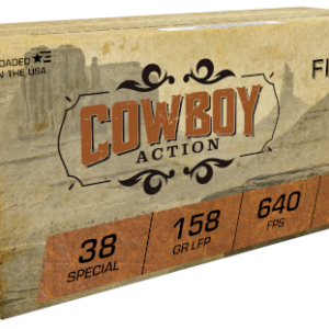 FIOCCHI AMO 38 SPECIAL 158GR LFP 50-RD ( 10 BOXES PER CASE )