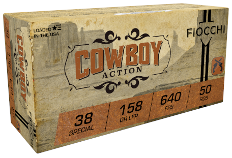FIOCCHI AMO 38 SPECIAL 158GR LFP 50-RD ( 10 BOXES PER CASE ) — view 1