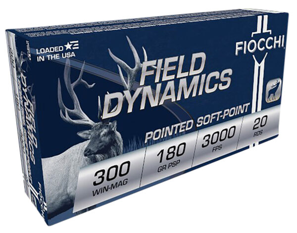 Fiocchi 300WMB Field Dynamics  300WinMag 180gr PSP Interlock BT 20 Per Box/10 Case — view 1