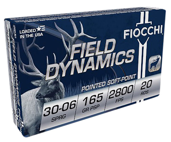 Fiocchi 3006C Field Dynamics  30-06Springfield 165gr Pointed Soft Point 20 Per Box/10 Case — view 1