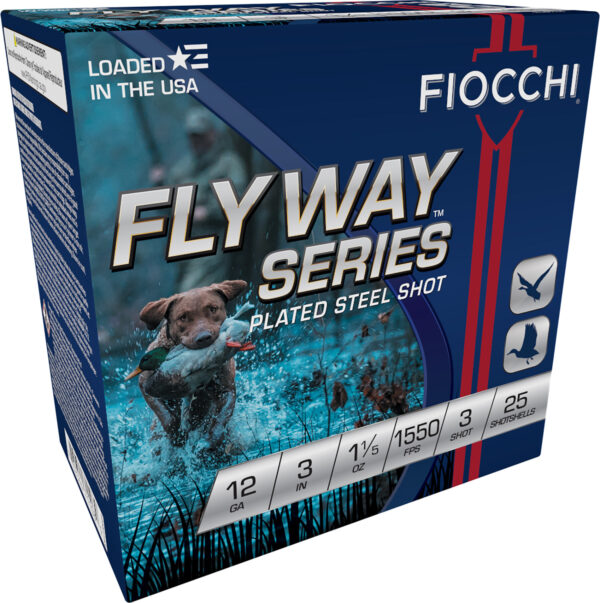 Fiocchi 123ST153 Flyway  12Gauge 3" 1 1/5oz 3Shot 25 Per Box/10 Case — view 1
