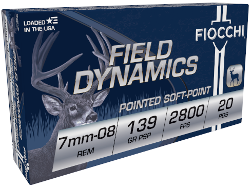 FIOCCHI AMO 7MM-08 REM 139GR PSP 20RD ( 10 PER CASE ) — view 1