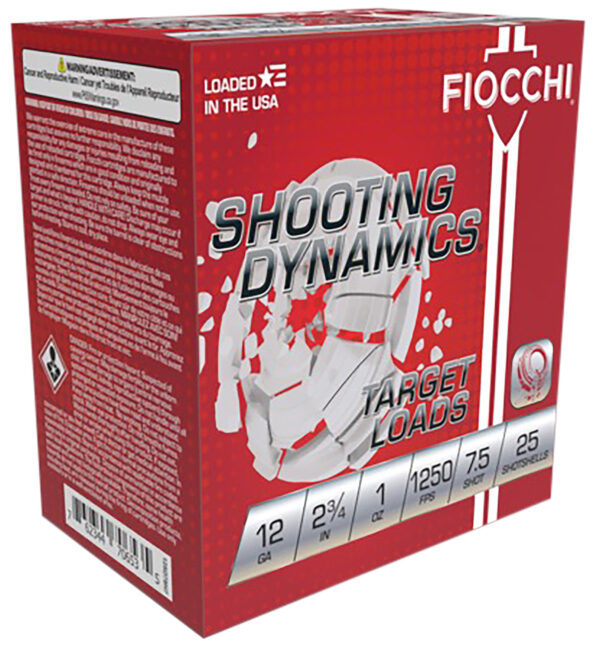 Fiocchi 12SD1X75 Shooting Dynamics  12Gauge 2.75" 1oz 7.5Shot 25 Per Box/10 Case — view 1