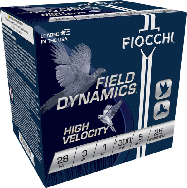 Fiocchi 283HV5 Field Dynamics High Velocity 28Gauge 3" 1oz 5Shot 25 Per Box/10 Case — view 1