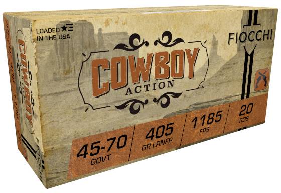FIOCCHI AMO 45-70 GOV`T 405GR LRNFP 20-RD (10 BOXES PER CASE) — view 1